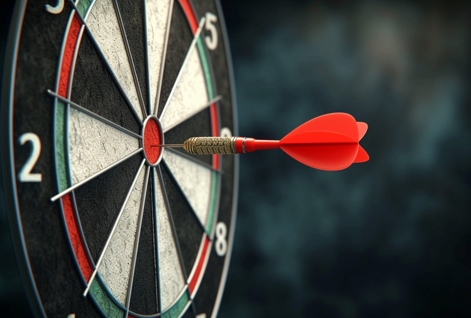 3d-rendering-arrow-hitting-target